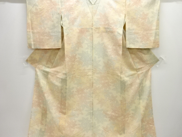 D251 夏着物　訪問着　萩　金彩　紗　正絹　未使用極美品 訪問着 紋錦紗 正絹 刺繍金彩 草花 濃桃色 アンティーク A-1649